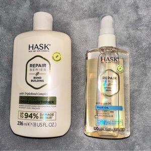 Hask Hair Repair Series- Bond Building Conditioner & Intensive Repair Argan Oil